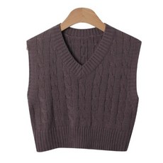 Lindashop AELEBIU 麻花針織背心 cpvt837k28