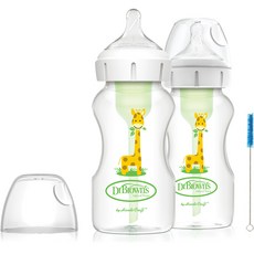 닥터브라운 데코 PP 젖병 2p + 세척솔, 270ml