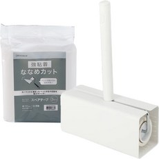 [쿠팡수입] 니토리 초강력 사선컷팅 테이프 클리너 리필 3개 + 핸들 거치대 세트, 1세트