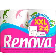 Renova 玫瑰印花廚房紙巾, 80張, 2捲