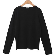 린다샵 여성용 스베흴 무지 라운드넥 긴팔티 cpt10380k28