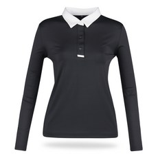 Luxgolf 女款高爾夫撞色長袖襯衫