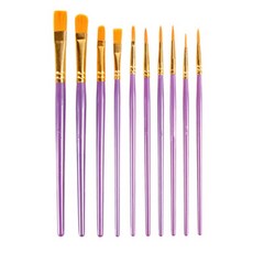 THE JONET 油畫筆套組 紫色, 1套