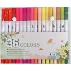 Thezonet彩色畫筆套組白色36色, 1套, 混合顏色