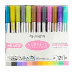 The Jonet 壓克力磁性筆 12件組, 1套, C款