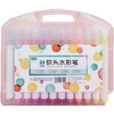 더조넷 소프트 마커펜 세트, 24색, 1세트