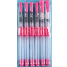 The Jonet 水彩畫筆套組 粉紅色, 1套, 1, 2, 3, 4, 7, 10號