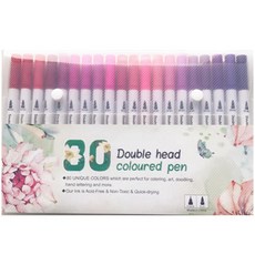 The Jonet 彩色軟毛筆套組 白色款 80色, 1套, 混色