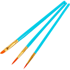 Dasababa 彩色油畫筆 藍色3件組, 1套