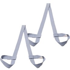 오늘의요가 요가매트 스트랩, 그레이, 2개
