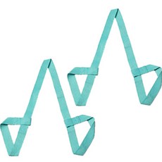 yogatoday 瑜珈墊背帶 2入, 薄荷, 2個