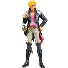 BANPRESTO 海賊王劇場版電影紅 DXF The Grand Line Man 4th Sanji Figure, 1個