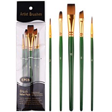 XINBOWEN Thezonet 藝術畫筆套組綠色, 1套