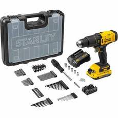 STANLEY 20V 맥스 햄머 드릴 드라이버 세트 SCD711D1KA-KR, 1세트