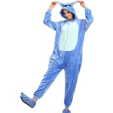 Potegareu 男女通用卡通動物睡衣