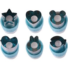 按壓式蔬菜切碎器 A款 6件組 MP260, 1套, 藍色