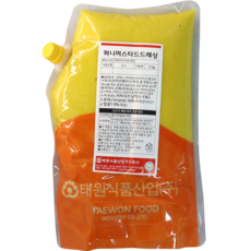 TAEWON FOOD 蜂蜜芥末醬, 1個, 2kg