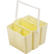 方形分隔美術用洗筆水桶 S25, 3型