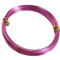 마다꾸미 수공예 컬러 철사 1.5m, 21 핑크, 1개