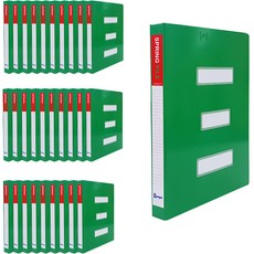 Yong-o彈簧裝飾青色彈簧文件夾 A4, 30個, 綠色