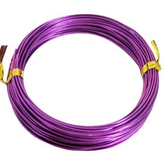 마다꾸미 수공예 컬러 철사 1mm, 12 퍼플, 1개