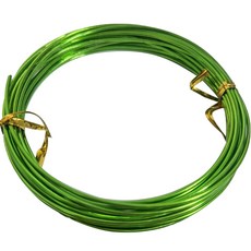 마다꾸미 수공예 컬러 철사 1.5m, 25 에메랄드 그린, 1개