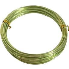 마다꾸미 수공예 컬러 철사 1.5m, 24 연두, 1개