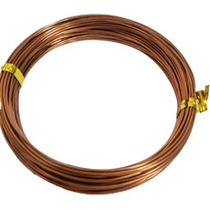 문구담 수공예 컬러 철사 1mm, 16 브라운, 1개