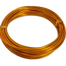 MaDaKkuMi 手工彩色鐵絲 2mm, 44深金色, 1個