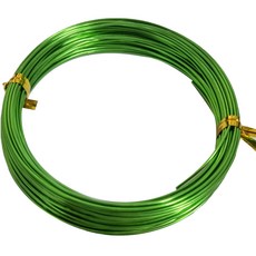 MaDaKkuMi 手工彩色鐵絲 1mm, 1個, 08 翡翠綠