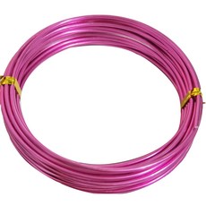 문구담 수공예 컬러 철사 2mm, 38핑크, 1개