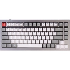 Keychron Q1 藍色鋁製定制機械鍵盤, 灰色空間, 無數字鍵盤, Q1 D2