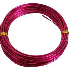 MaDaKkuMi 手工彩色鐵絲 2mm, 39玫瑰紅, 1個