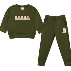 KIDSCREW 兒童養樂多上下衣套裝