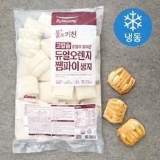 풀무원 풀스키친 고칼슘 호밀이 들어간 듀얼오렌지 쨈파이생지 (냉동), 40g, 40개입, 1개