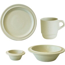 Cheese on the Plate Roquefort 早午餐套組 4 件餐具 1 人, 埃門塔爾, 圓盤+醬球+多功能球+馬克杯