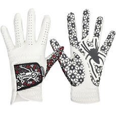 GOuft 男士蜘蛛網圓點高爾夫手套 左手配戴, 混色