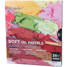 giorgione 柔軟油畫棒, 24色, 1個