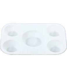 便攜式油畫調色板 P167 1型, 1個, 五格