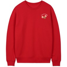 빌락트 생쥐 일러스트 스몰로고 쮸리 맨투맨