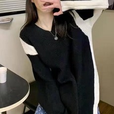 메이첼 브이넥 오프숄더 골지 옆트임 미니 니트 원피스 01370