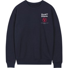 빌락트 V써클 스몰로고 쮸리 맨투맨 티셔츠