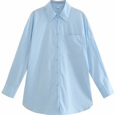 안다로미 여성용 스퀘어 오버핏 셔츠