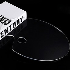 Dasababa 繪圖壓克力調色盤 橢圓形 2mm L, 1格, 1個