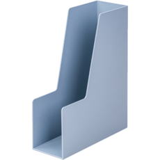 NUSIGN 紐賽 文件盒 文件大容量立架 桌面整理盒 NS022, 藍色