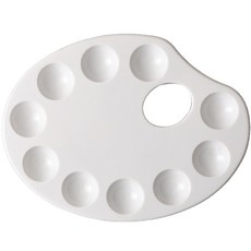 Dasababa塑膠調色盤, 2個, 10格