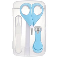 니드잇템 유아용 멀티 손톱깍이 4종 세트, 1세트, 블루