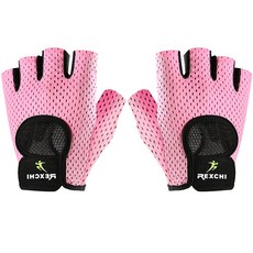 Byfit 健身半指手套 雙手穿戴組, 粉紅色