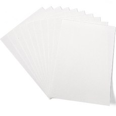 Dasababa 彩色沙畫紙 8k, 10個, 白色