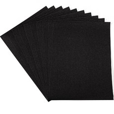 Dasababa彩色沙繪畫紙 8k, 10個, 黑色